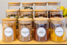 Load image into Gallery viewer, Bamboo lid jar