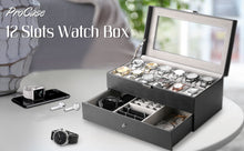 Load image into Gallery viewer, 12 slot watch & Jewelry Box organiser