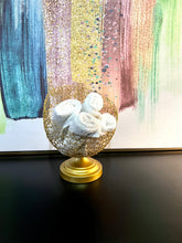 Load image into Gallery viewer, Gold weave fruit basket