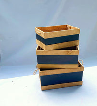 Load image into Gallery viewer, Chalkboard wooden crate