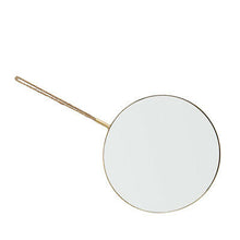 Load image into Gallery viewer, Gold mirror with rope