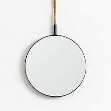 Load image into Gallery viewer, Gold mirror with rope