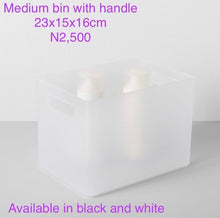 Load image into Gallery viewer, Frosted bin