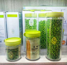 Load image into Gallery viewer, 3 piece glass canister set
