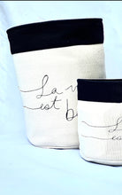 Load image into Gallery viewer, La Vie Est Belle Storage bin