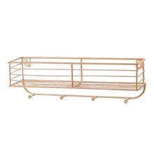 Load image into Gallery viewer, Nordic wall shelf with hooks