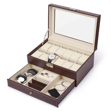 Load image into Gallery viewer, 12 slot watch & Jewelry Box organiser