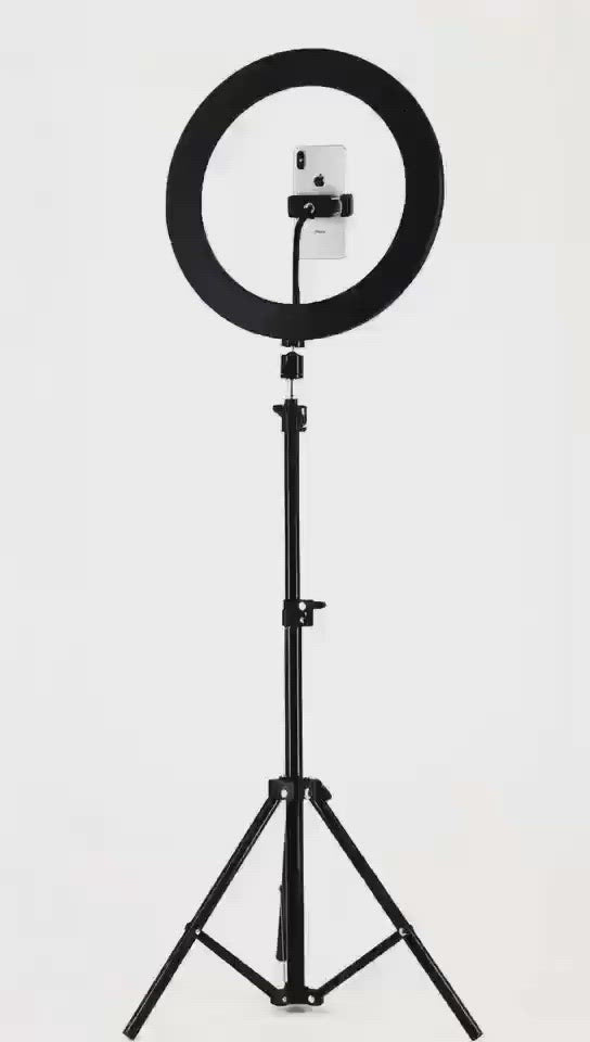 Ring light with tripod stand