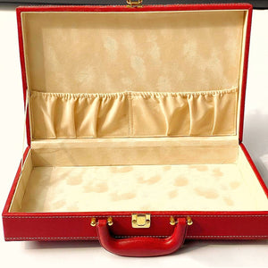 Maroon leather box