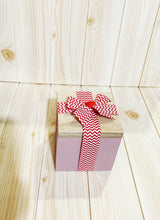 Load image into Gallery viewer, Pink/Black wooden box
