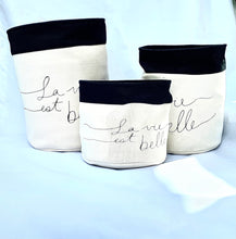 Load image into Gallery viewer, La Vie Est Belle Storage bin
