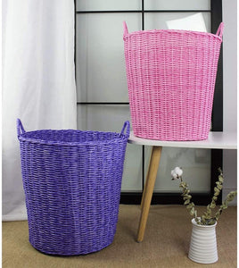 Rattan storage basket