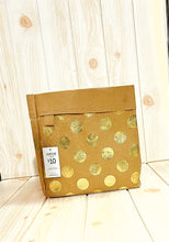 Load image into Gallery viewer, Gold polka dot storage cube
