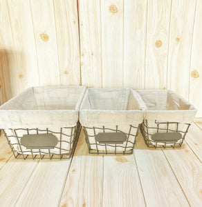 Metal Storage Basket