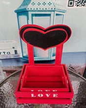 Load image into Gallery viewer, Love crate with chalkboard
