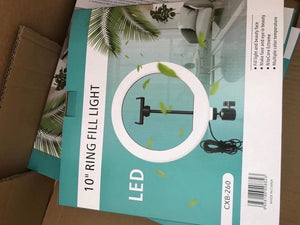 Ring light with tripod stand