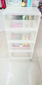 Multi functional 4 layer storage cabinet