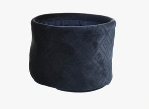 Mini velvet bin