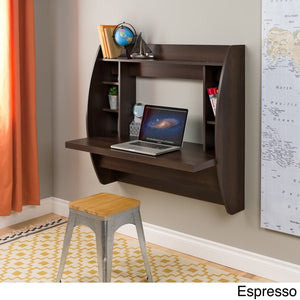 Wall mounted floating desk
