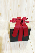 Load image into Gallery viewer, Pink/Black wooden box
