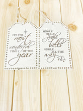Load image into Gallery viewer, Christmas wooden tag
