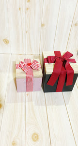 Pink/Black wooden box